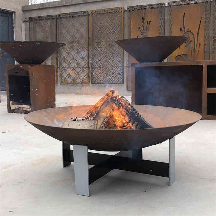 Hot Sale Cheap Outdoor Corten Steel Fire Pit