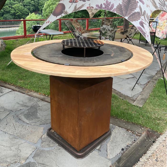fire pit cooking bbq grill