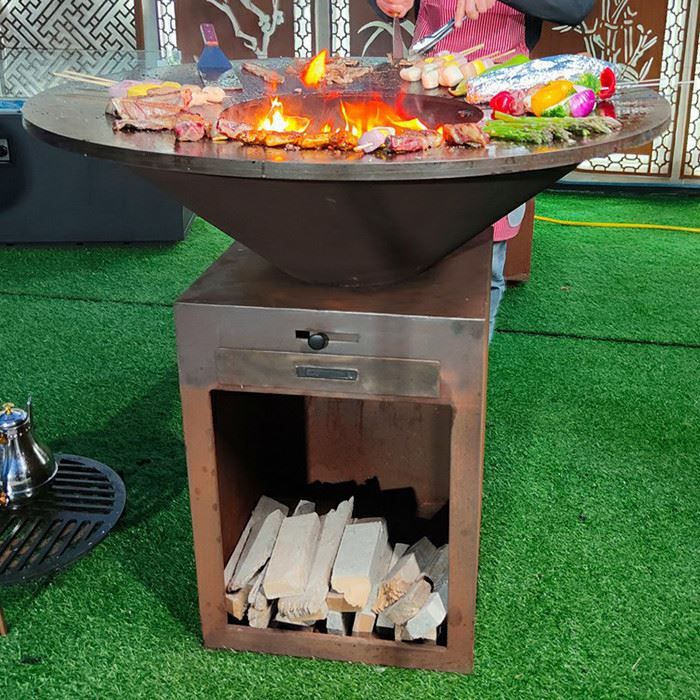 steel fire pit