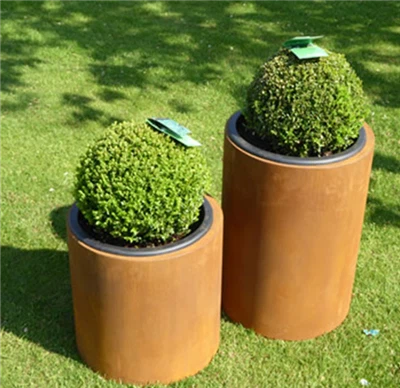 Metal Steel Plant Pots Metal Steel Plant Pots