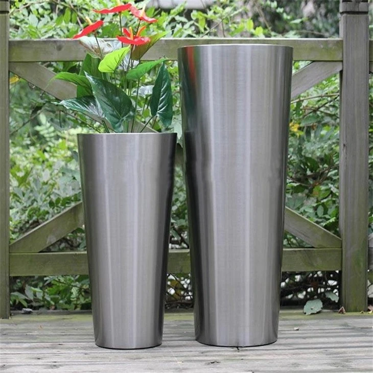 Stainless Steel Rectangular Planter