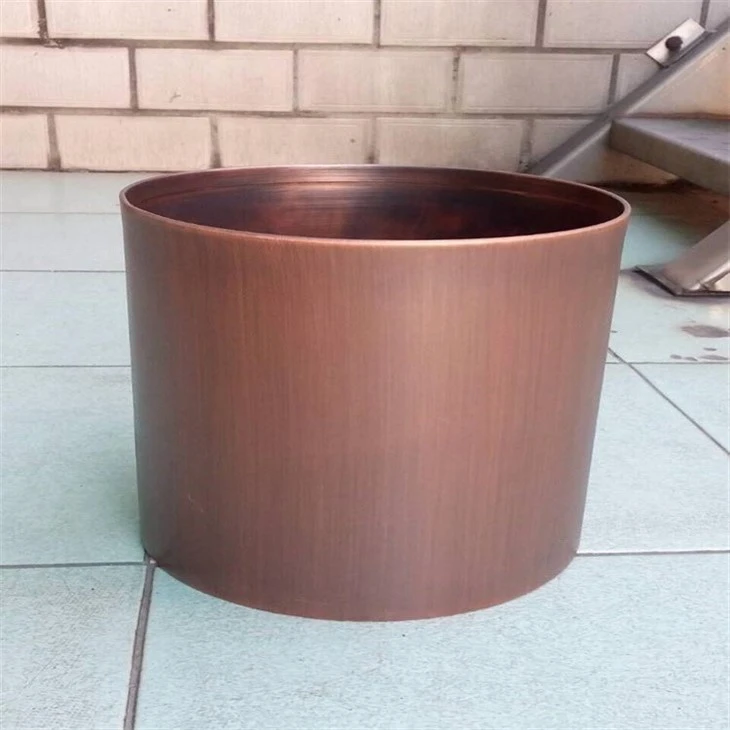 Stainless Steel Rectangular Planter