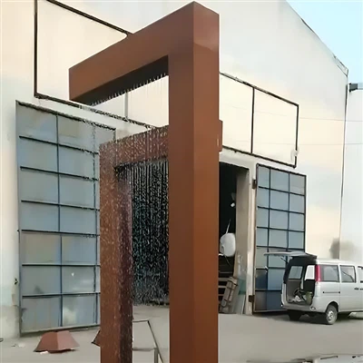 Hvers vegna eru veðrunarstálvatnsgardínur að verða vinsæll kostur í landslagshönnun?