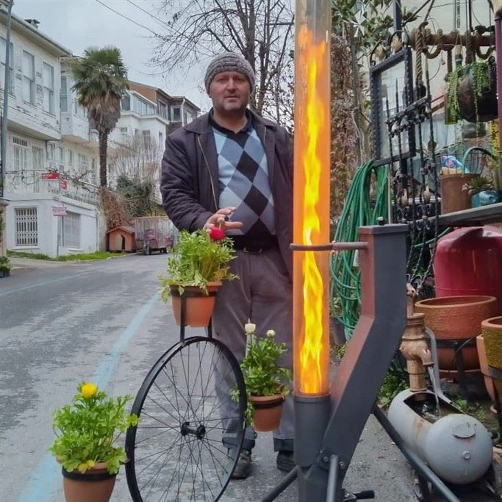 Yard Warm Wood Pellet Hitari